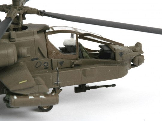 Boeing AH-64D Longbow Apache 1/144 Scale Model Kit Cockpit Close Up