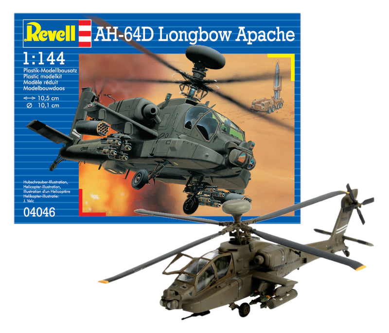 Boeing AH-64D Longbow Apache 1/144 Scale Model Kit