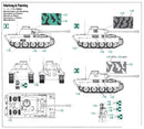 Pz.Kpfw V Panther Ausf. G, 1/72 Scale Plastic Model Kit Markings & Painting Instructions