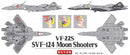 Macross 7 VF-22S SVF-124 Moon Shooters,1:72 Scale Model Kit Box Art