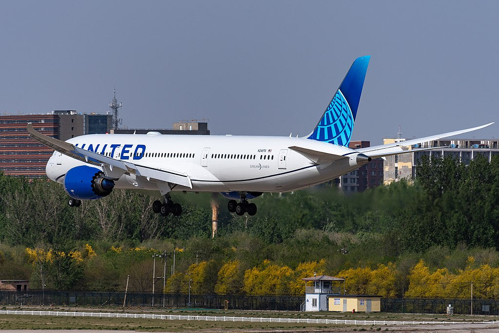 Boeing 787-9 United Airlines (N24976) Landing