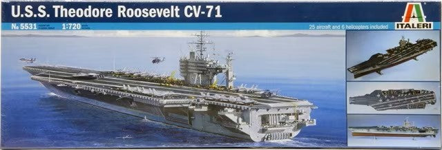 USS Theodore Roosevelt CVN-71, 1:720 Scale Model Kit