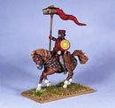Late Roman Horse Archers, 28 mm Scale Model Plastic Figures Painted Example Standard Bearer