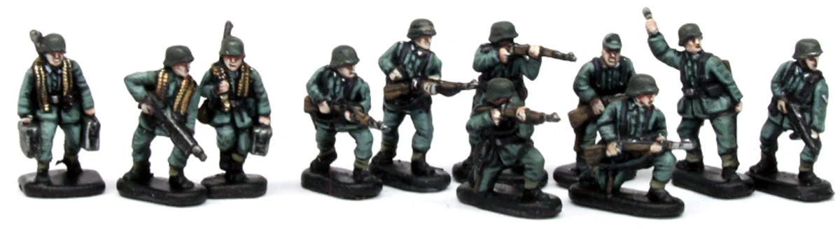 Painted Victrix Ltd German Infantry Late War 12mm Scale WWII Historical Miniatures