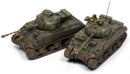 Sherman Firefly, 1:144 (12 mm) Scale Model Plastic Kit (Set of 6) 2 Tanks Close Up