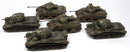 Sherman Firefly, 1:144 (12 mm) Scale Model Plastic Kit (Set of 6) With  Cromwell Tanks