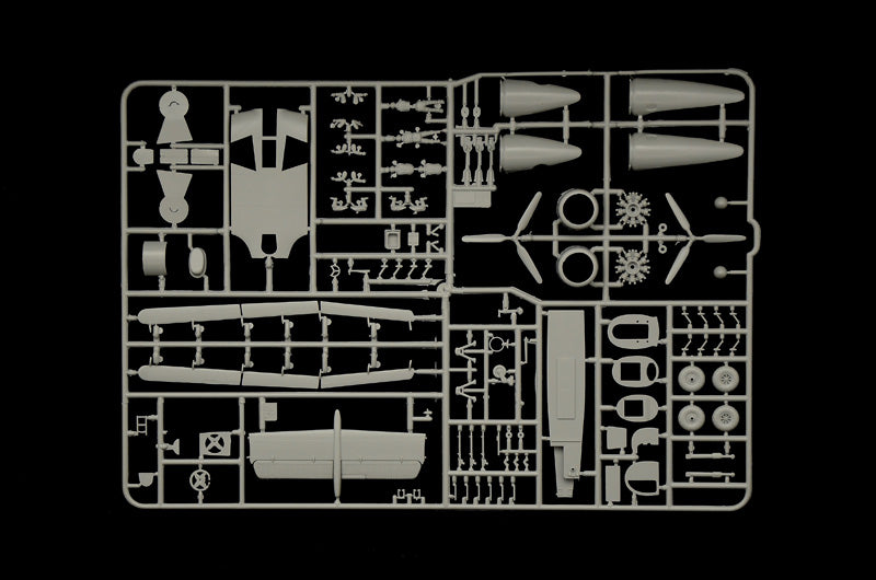 Junkers Ju-86E-1/E-2, 1/72 Scale Model Kit Parts Frame