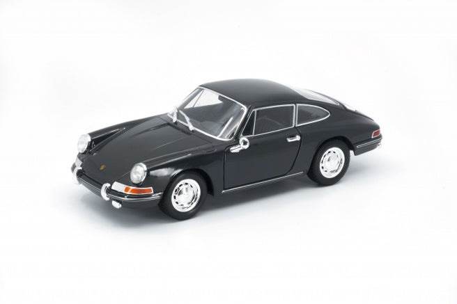 Porsche 911 (Dark Grey) , 1/24 Scale Diecast Car Left Front View