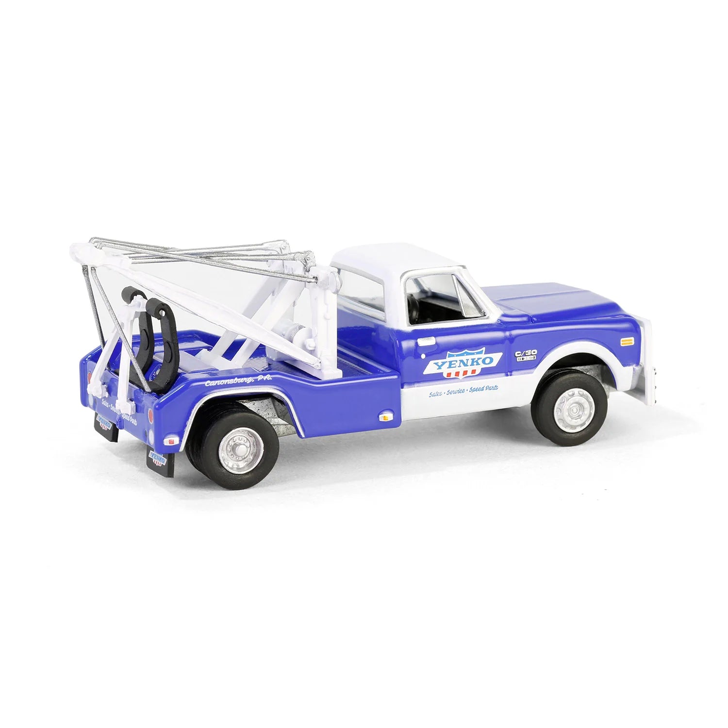 1969 Chevrolet C30 Dually Wrecker – Yenko 1:64 Scale Diecast Model Right Rear View