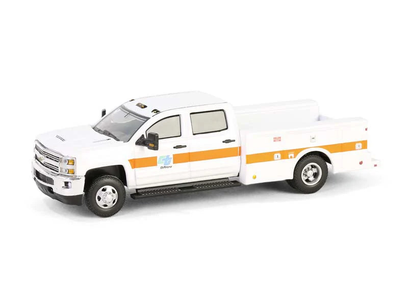 2016 Chevrolet Silverado 3500 HD Dually – CalTrans 1:64 Scale Diecast Models Left Front View