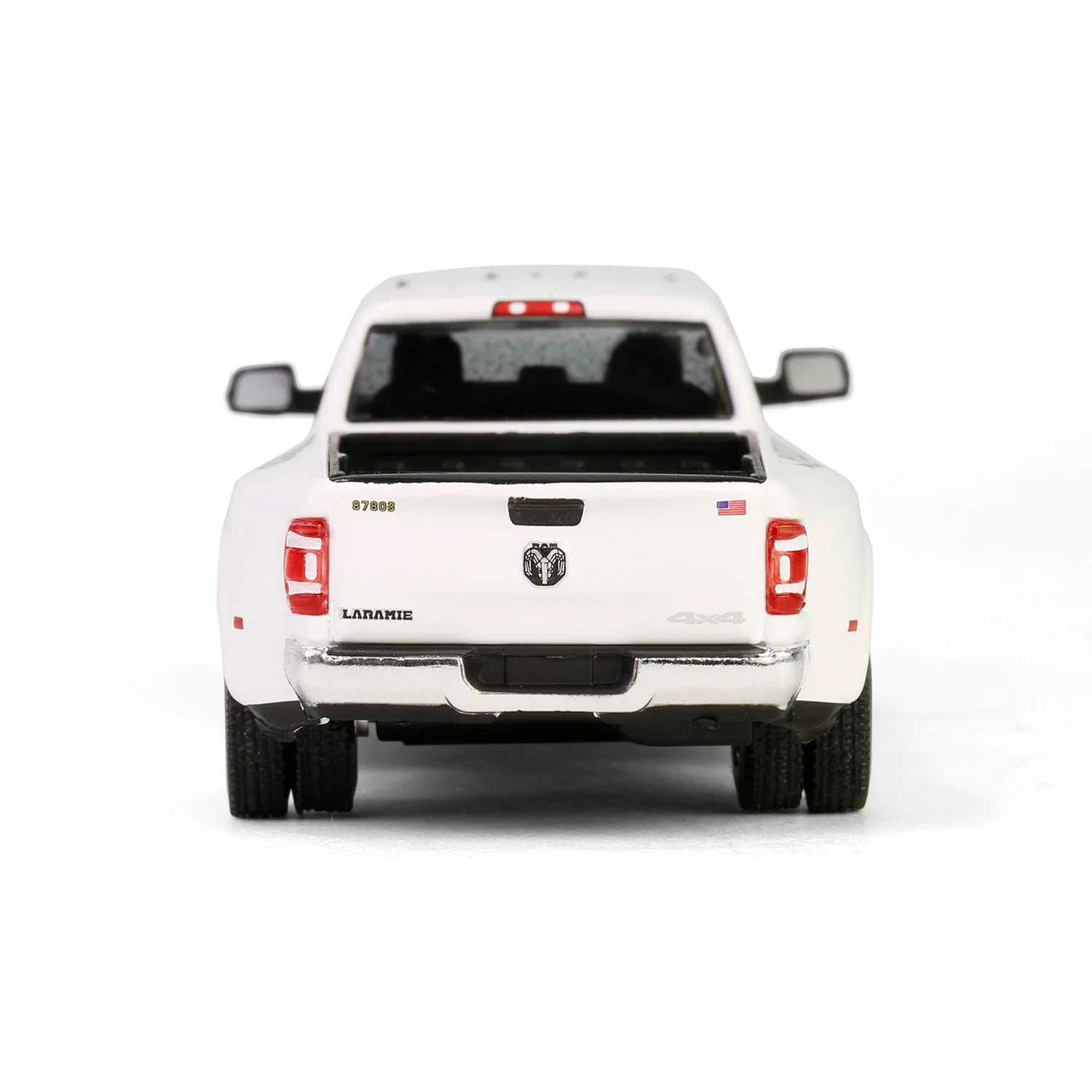 2023 Ram 3500 Laramie Dually – Los Angeles Police Department (LAPD) 1:64 Scale Diecast Model Rear View