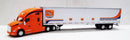 Kenworth T680 Sleeper Cab (Orange) W/ 53’ Dry Van, Groupo Transportes Monterrey Livery, 1:87 (HO) Scale Model