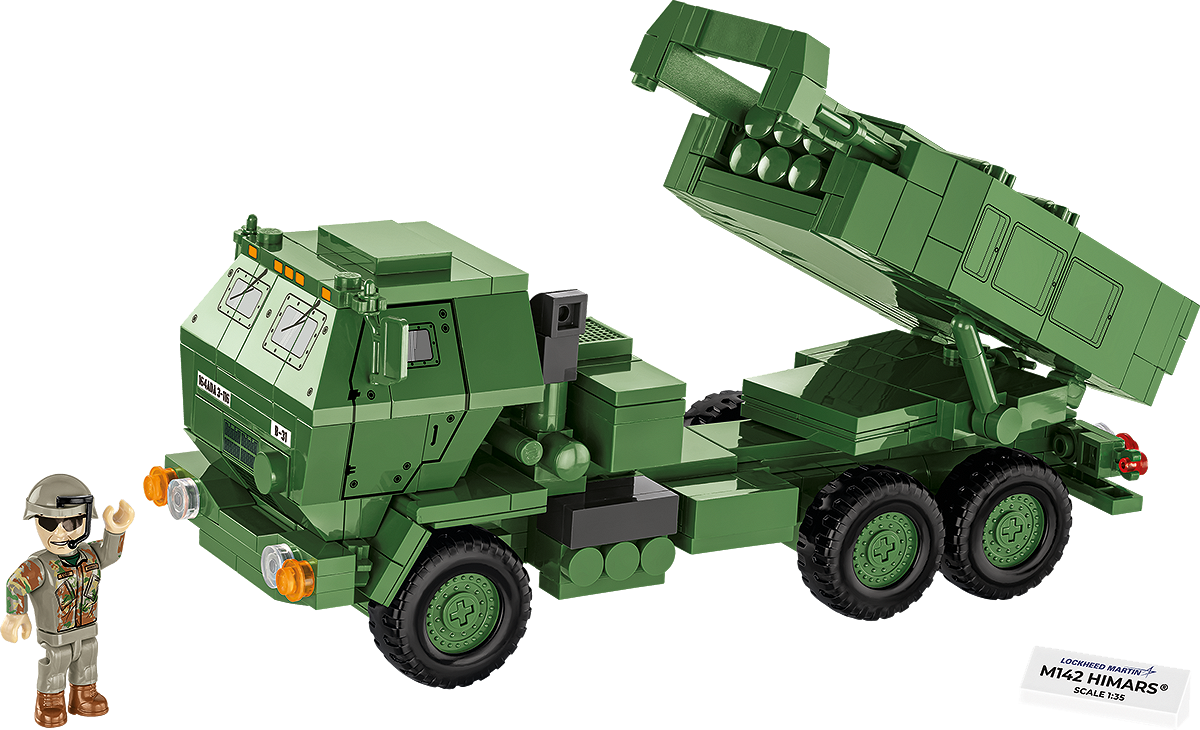 Lockheed Martin M142 HIMARS, 604 Piece Block Kit Complted Example