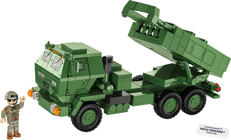 Lockheed Martin M142 HIMARS, 604 Piece Block Kit Complted Example