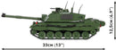 Challenger 2 Main Battle Tank, 954 Piece Block Kit Side View