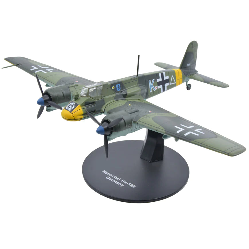 Henschel Hs 129 1942, 1:72 Scale Diecast Model