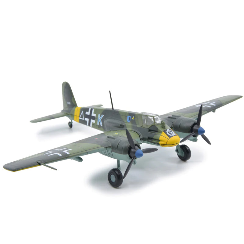 Henschel Hs 129 1942, 1:72 Scale Diecast Model Right Front View on Ground