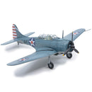 Douglas SBD-3 Dauntless, US Navy 1940’s, 1/72 Scale Diecast Model Right fRont View On Ground