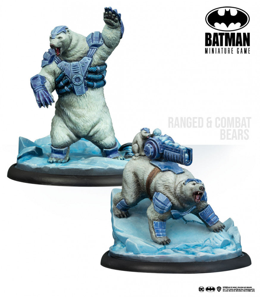 Batman Miniature Game, Mr. Freeze Crew: Cold As Ice Ranged & Combat Bears