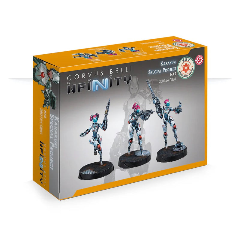 Infinity NA2-JSA Karakuri Special Project Miniature Game Figures Box