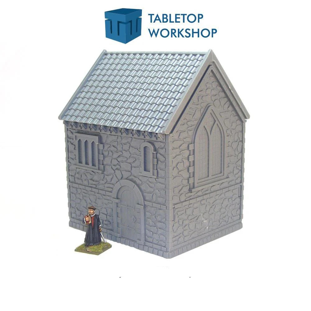 Medieval Chapel 28mm Scale Building Unpainted Example