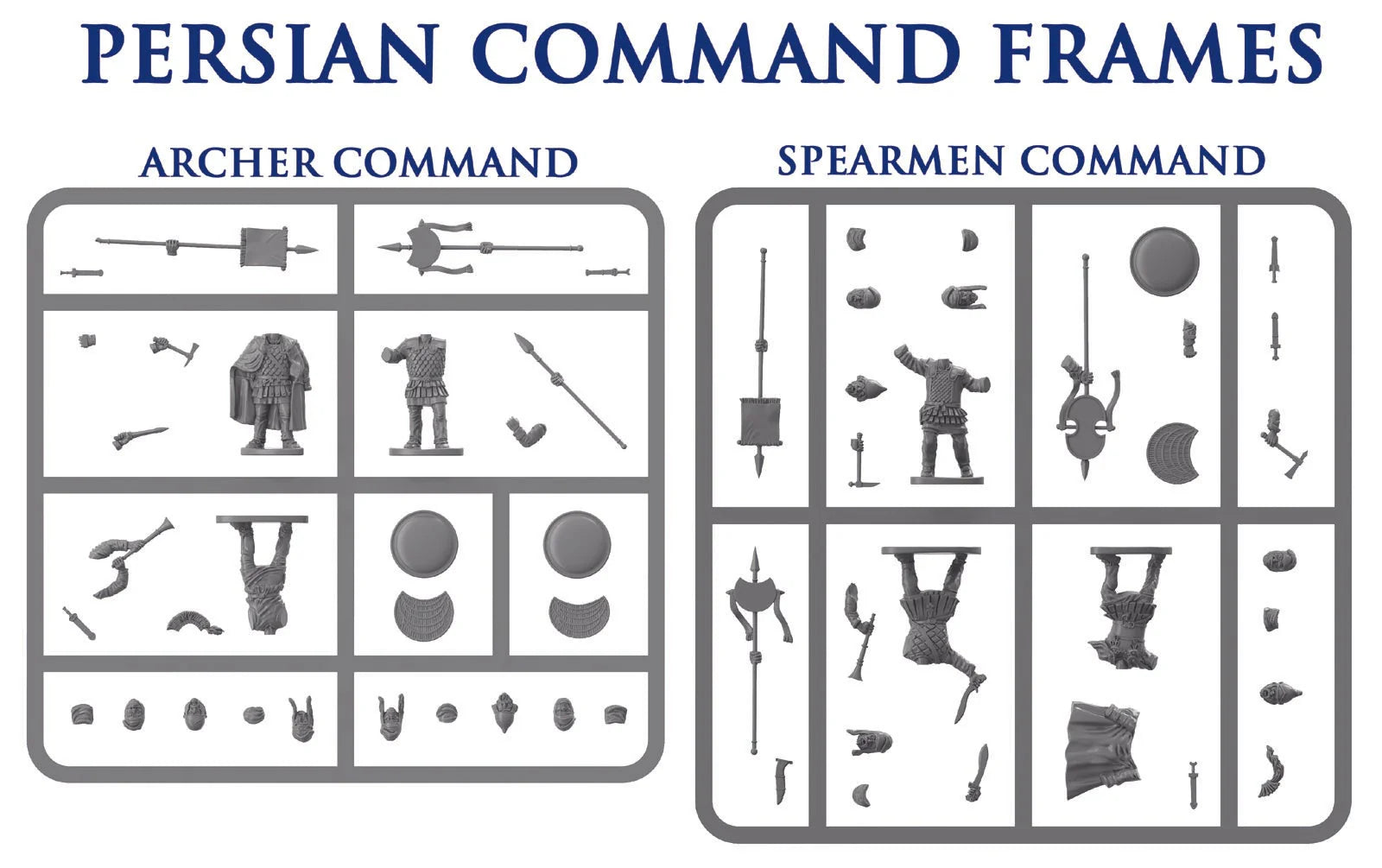 Victrix Persian Command Frame plastic sprue for Archer and Spearmen command units