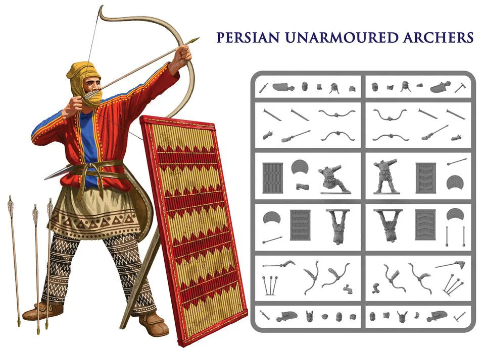 Victrix Persian Command Frame plastic sprue for Archer and Spearmen command units