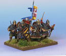 Norman Infantry Skirmish Pack, 28 mm Scale Model Plastic Figures Close Up
