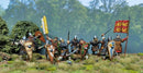 Norman Infantry Skirmish Pack, 28 mm Scale Model Plastic Figures Painted Example