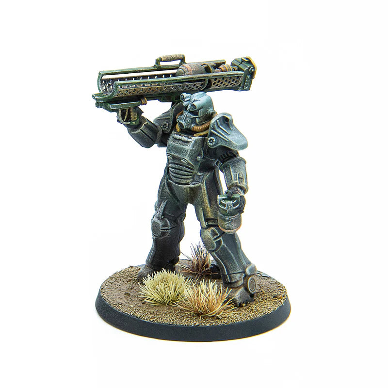Modiphius Brotherhood of Steel T-45 Heavy Armor Closeup 2