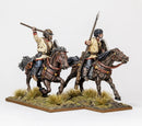 Late Roman Unarmored Cavalry, 28 mm Scale Model Plastic Figures Spearmen