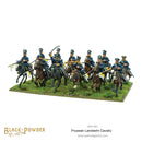 Black Powder Napoleonic Wars Prussian Landwehr Cavalry, 28 mm Scale Model Figures Painted Example