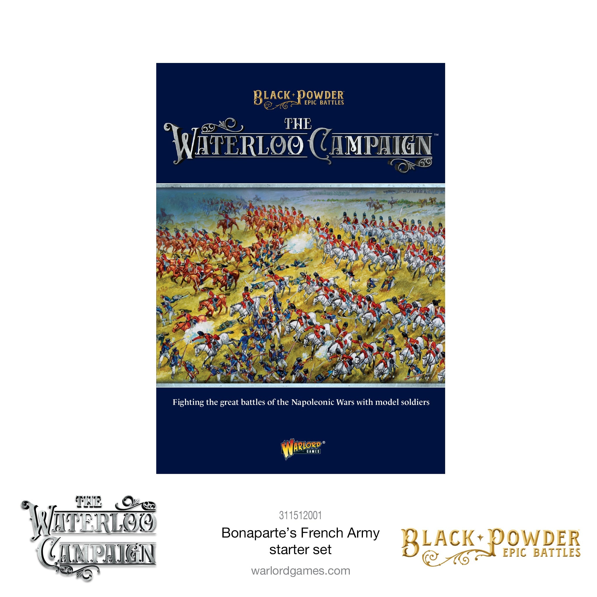 Black Powder Epic Battle The Waterloo Campaign  Bonaparte's French Army Starter Set Rulebook