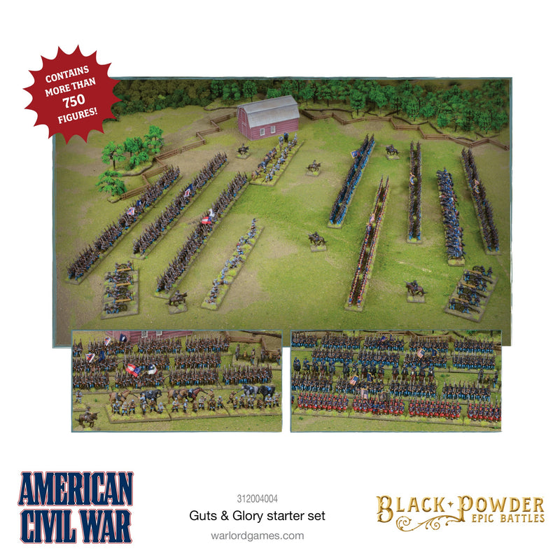 Black Powder Epic Battles American Civil War Guts & Glory Starter Set 