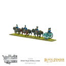 Black Powder Epic Battles: The Waterloo Campaign British Royal Artillery Limber Resign Kit Left Rear View