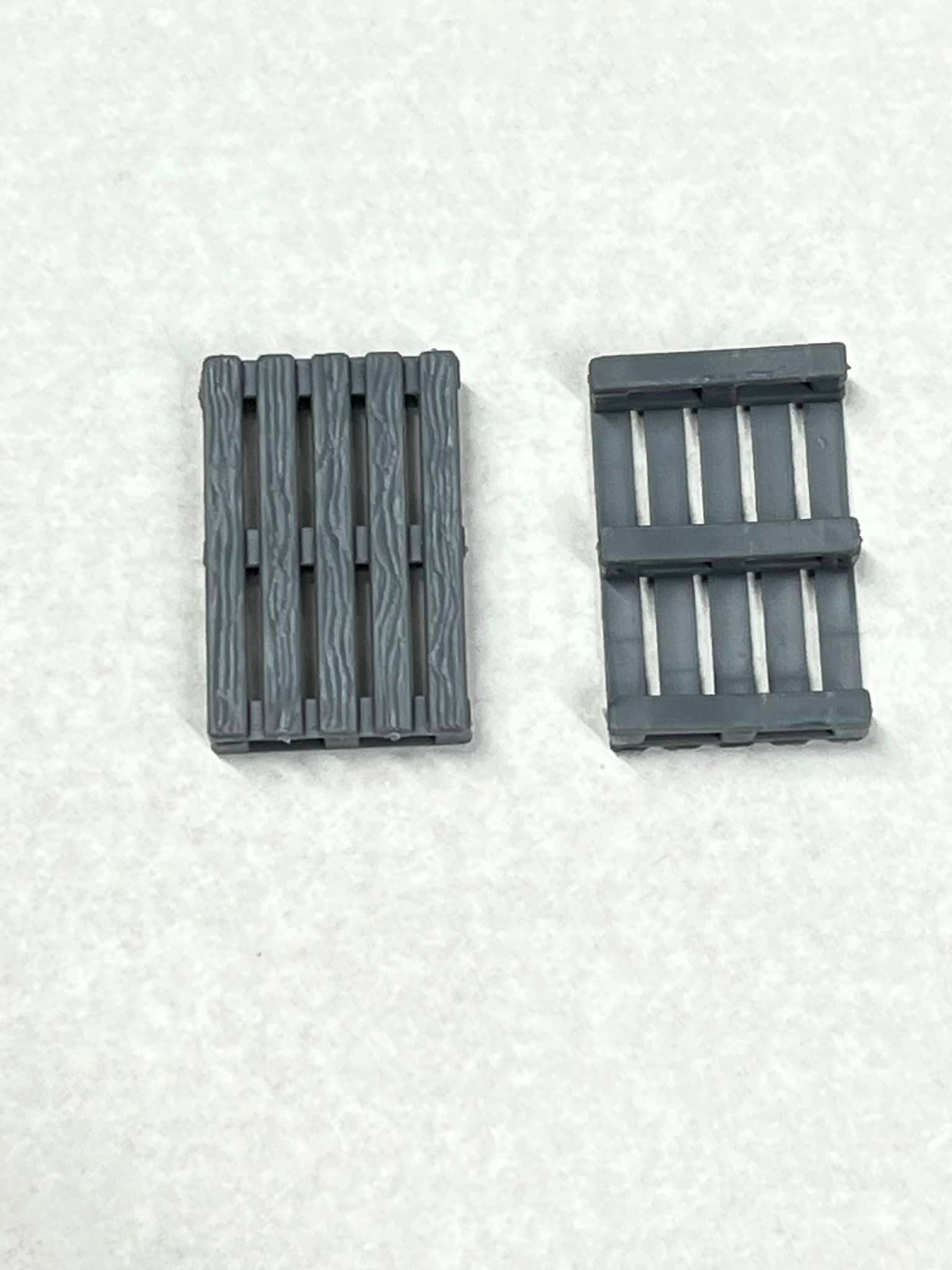 Pallets (8), 28mm Scale Scenery Unpainted Example