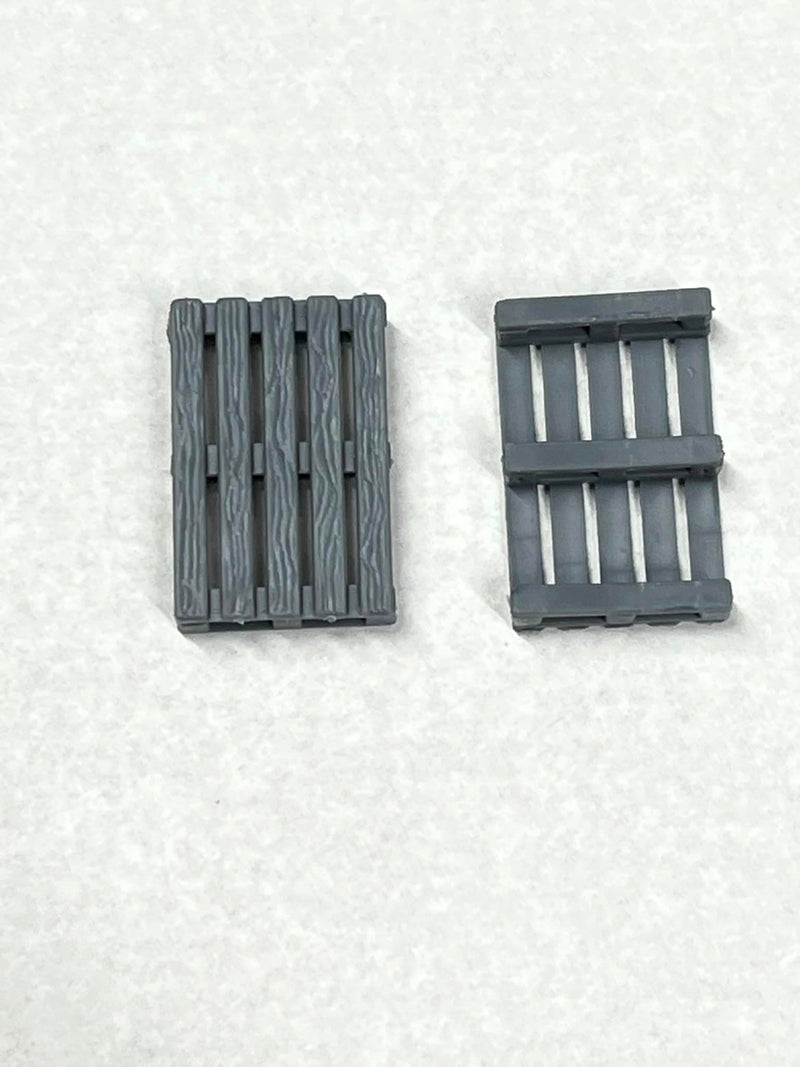 Pallets (8), 28mm Scale Scenery Unpainted Example