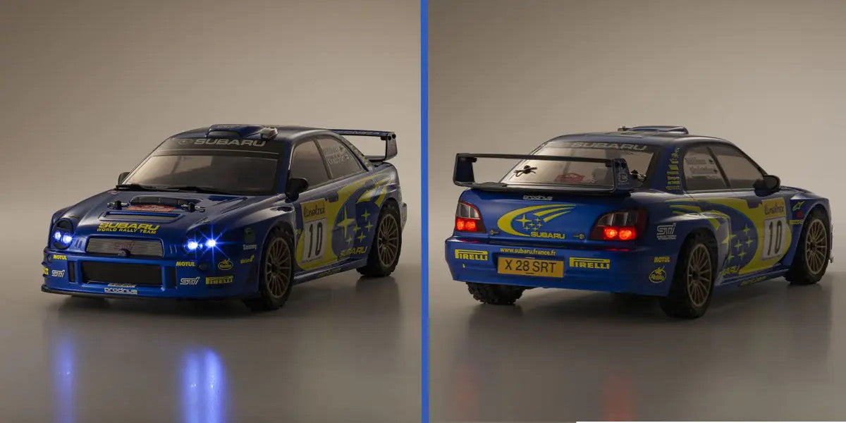 2002 Subaru Impreza WRC 4WD (Fazer Mk2 FZ02-R Chassis) 1/10 Scale Radio-Controlled Car Optional LED Lighting