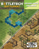 BattleTech Battle Mat: Savanna / Grasslands D
