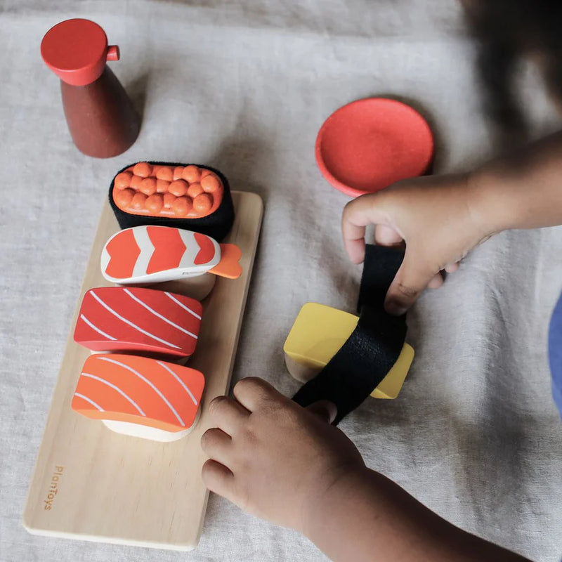 Sushi Wooden Pretend Play Set Pretend Meal Prep