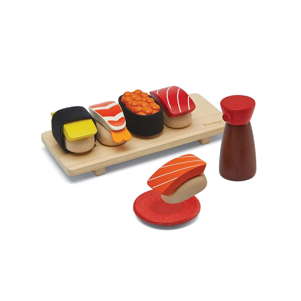 Plan Toys Sushi Wooden Pretend Play Set