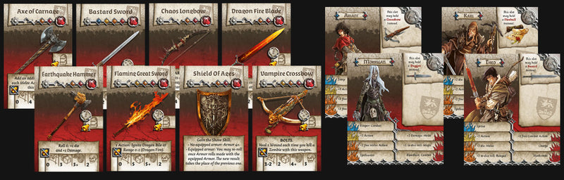Zombicide: Black Plague Wulfsburg Expansion Game Set Cards