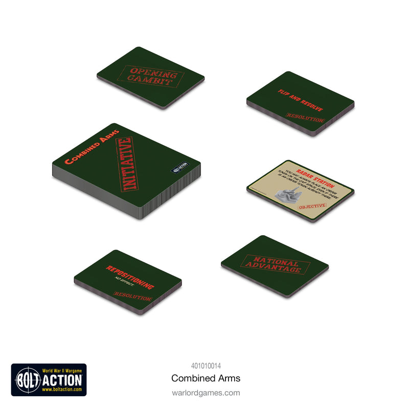 Bolt Action Combined Arms The World War II Campaign Game Card Decks