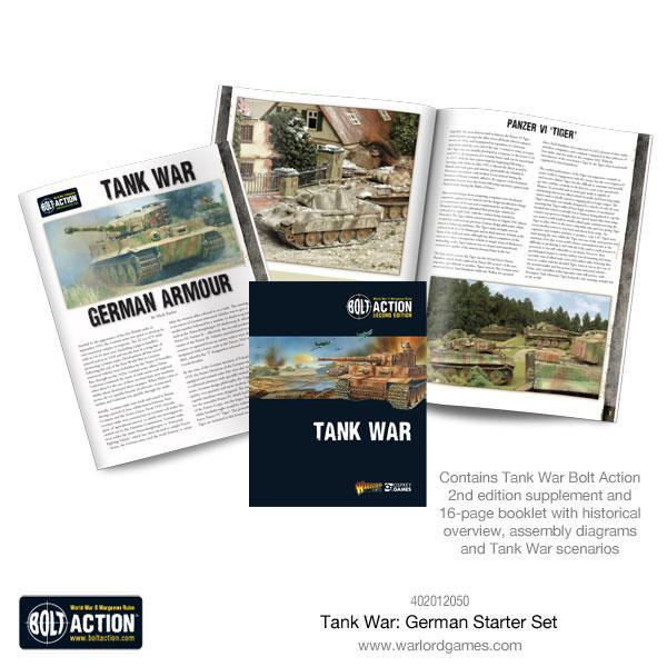Bolt Action Tank War German Starter Set, 28 mm Scale Models Rules Supplement