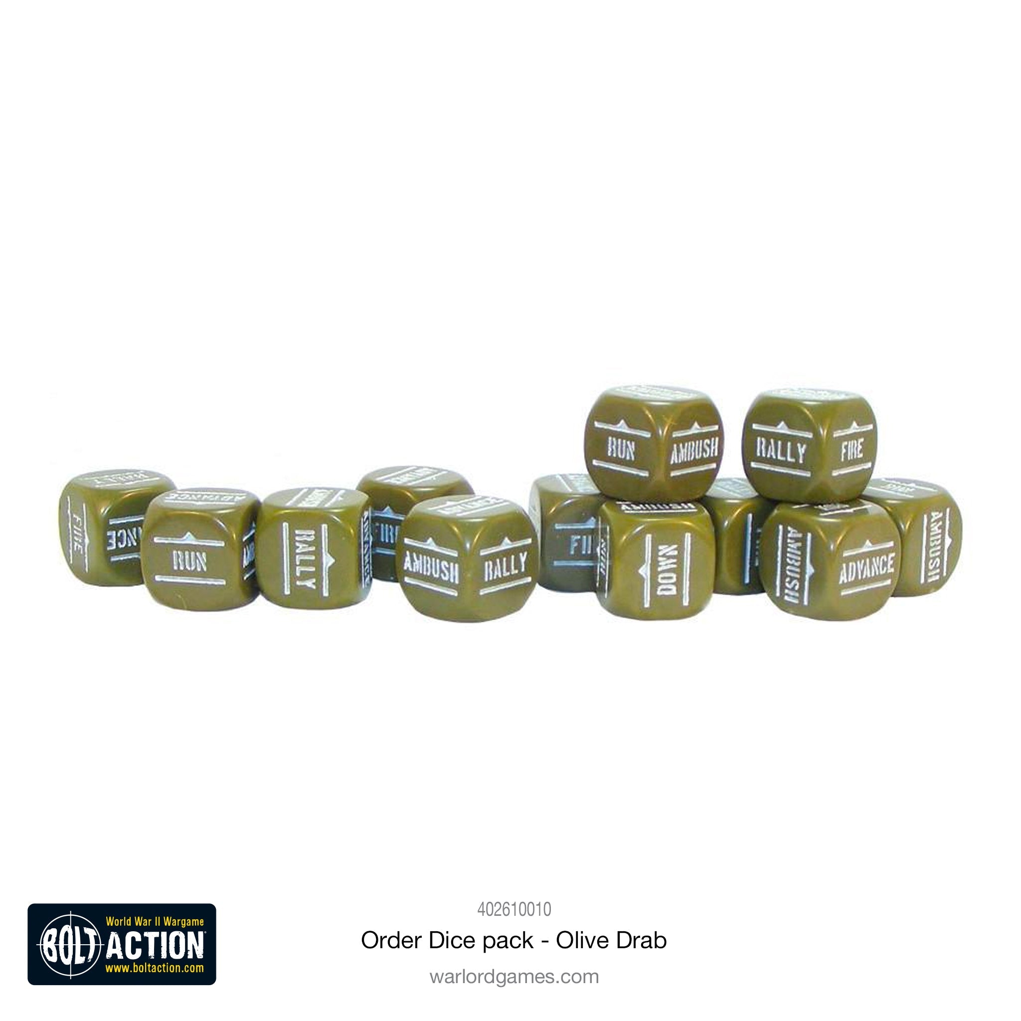 Bolt Action Oder Dice (Olive Drab)