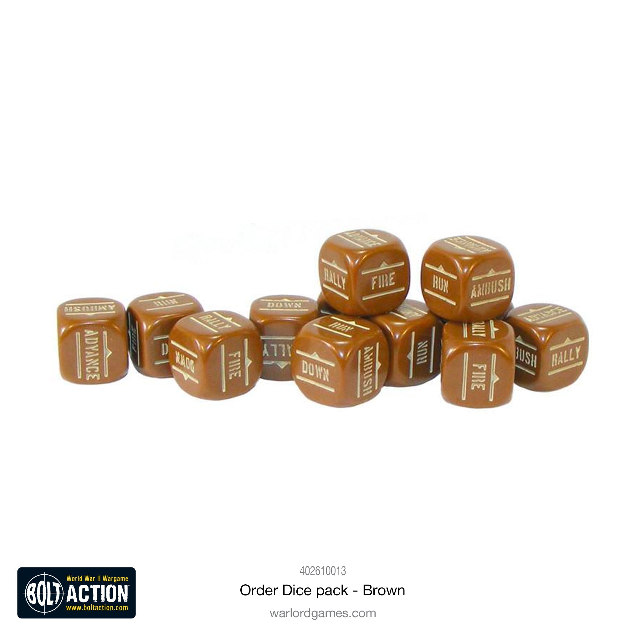 Bolt Action Oder Dice (Brown)