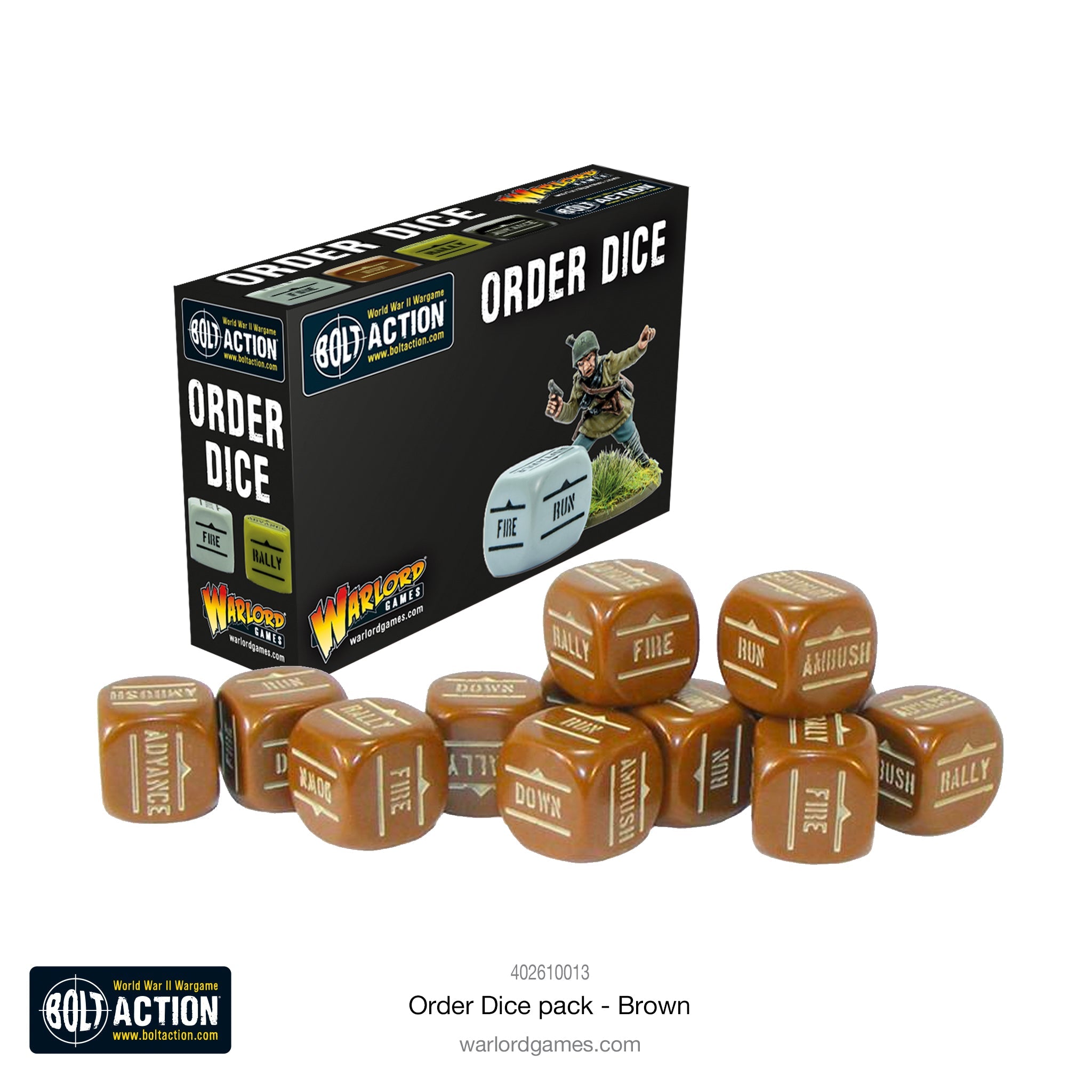 Bolt Action Oder Dice (Brown)