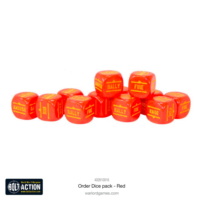 Bolt Action Oder Dice (Red)