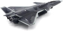 Chengdu J-20 Mighty Dragon 1:100 Scale Diecast Model Right Rear View