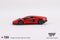 Lamborghini Countach LPI 800-4 (Rosso Mars) 1:64 Scale Diecast Car Left Side View